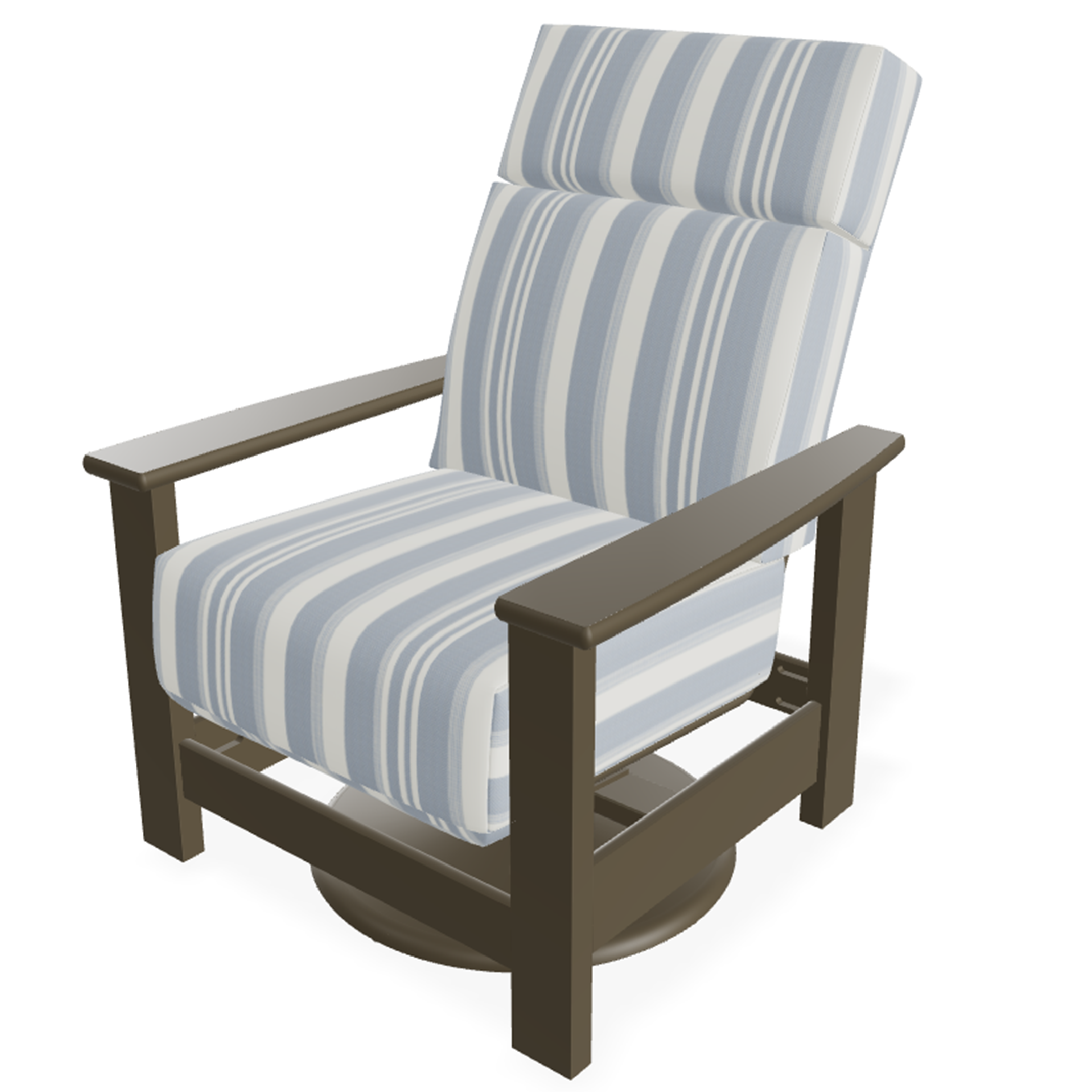 Telescope Leeward Supreme Swivel Hidden Rocker with MGP Arms – Plush Outdoor MGP Cushion Chair - HUGE Selection of Fabric Options