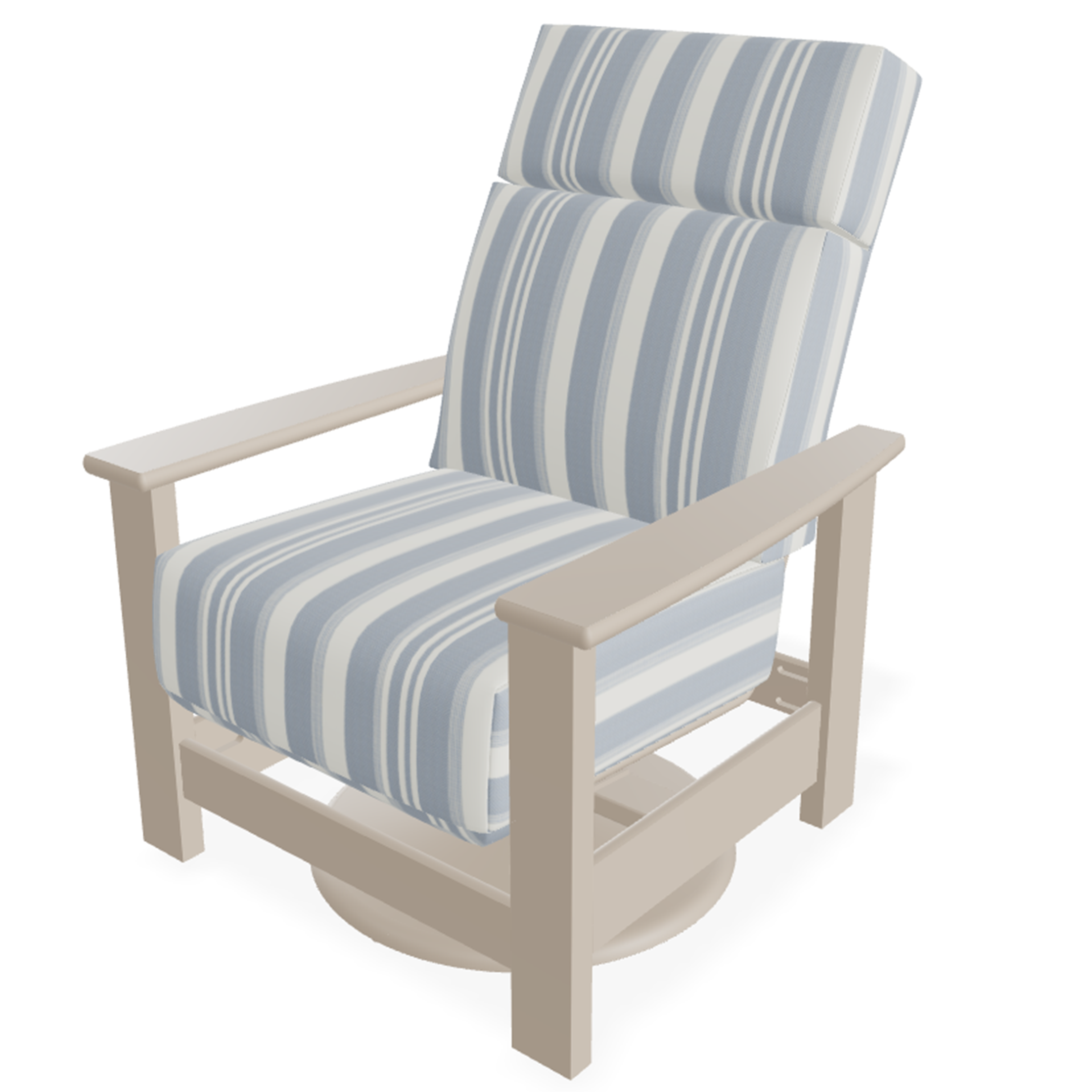 Telescope Leeward Supreme Swivel Hidden Rocker with MGP Arms – Plush Outdoor MGP Cushion Chair - HUGE Selection of Fabric Options