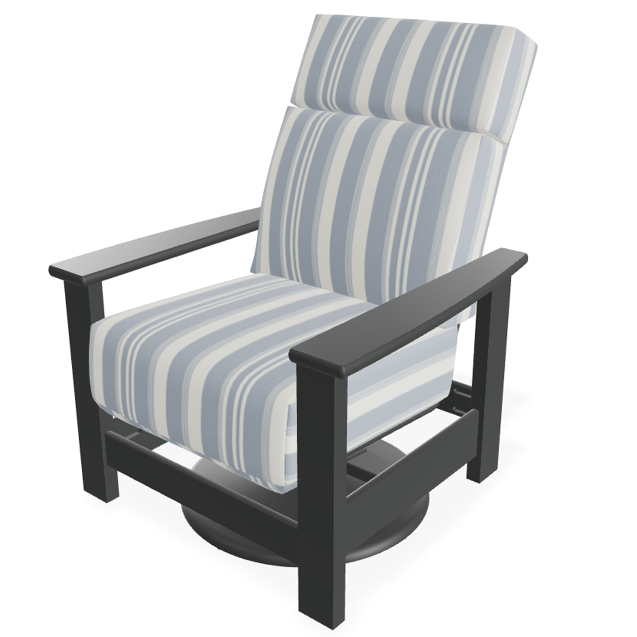 Telescope Leeward Supreme Swivel Hidden Rocker with MGP Arms – Plush Outdoor MGP Cushion Chair - HUGE Selection of Fabric Options