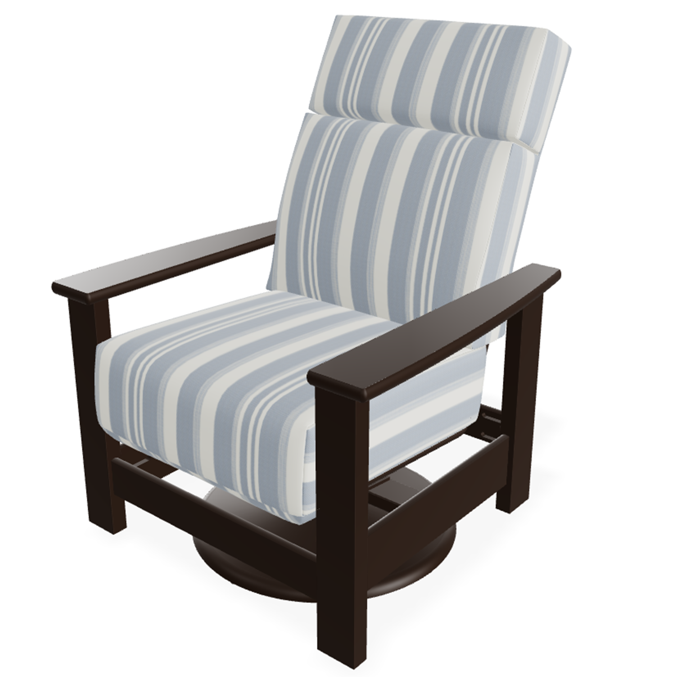 Telescope Leeward Supreme Swivel Hidden Rocker with MGP Arms – Plush Outdoor MGP Cushion Chair - HUGE Selection of Fabric Options