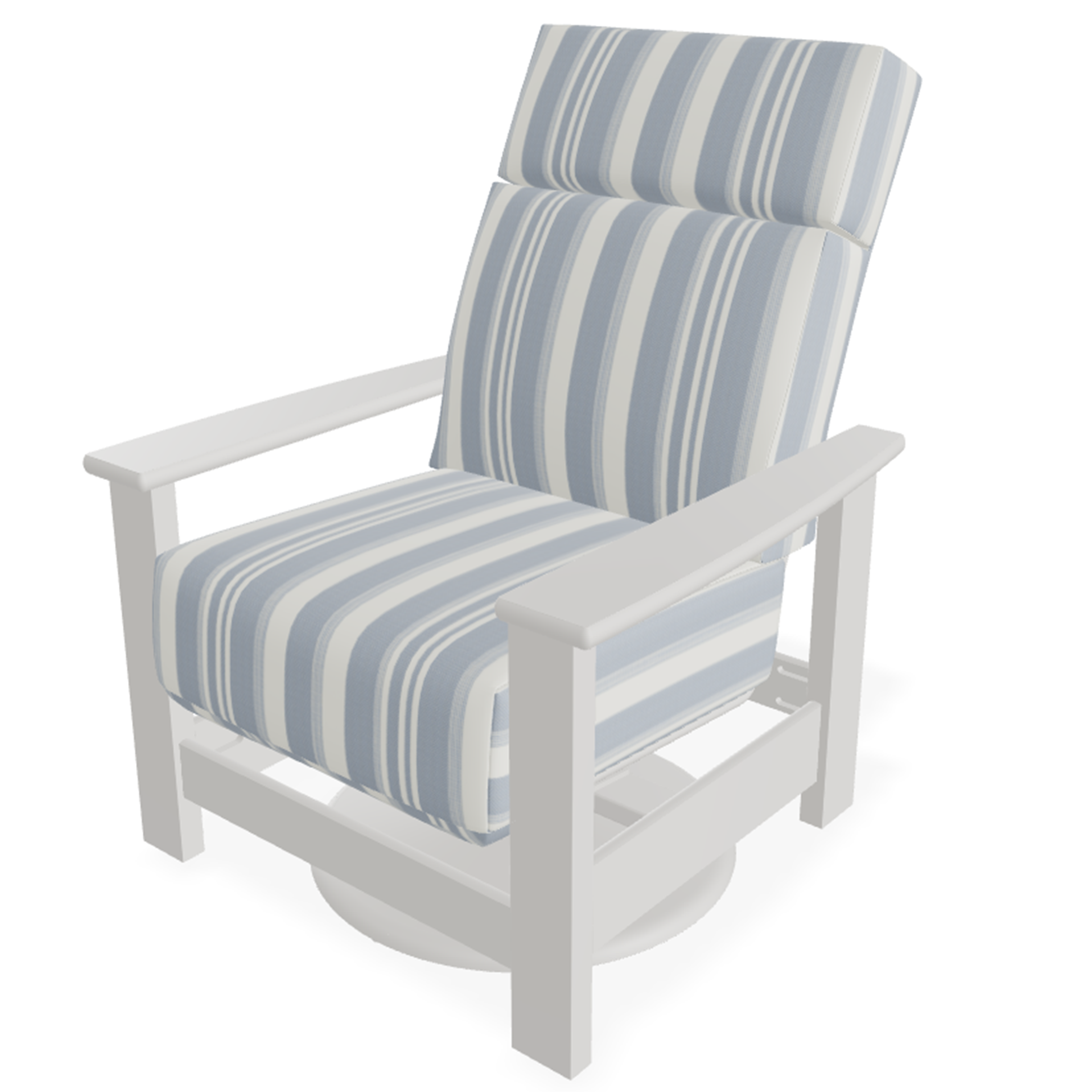 Telescope Leeward Supreme Swivel Hidden Rocker with MGP Arms – Plush Outdoor MGP Cushion Chair - HUGE Selection of Fabric Options