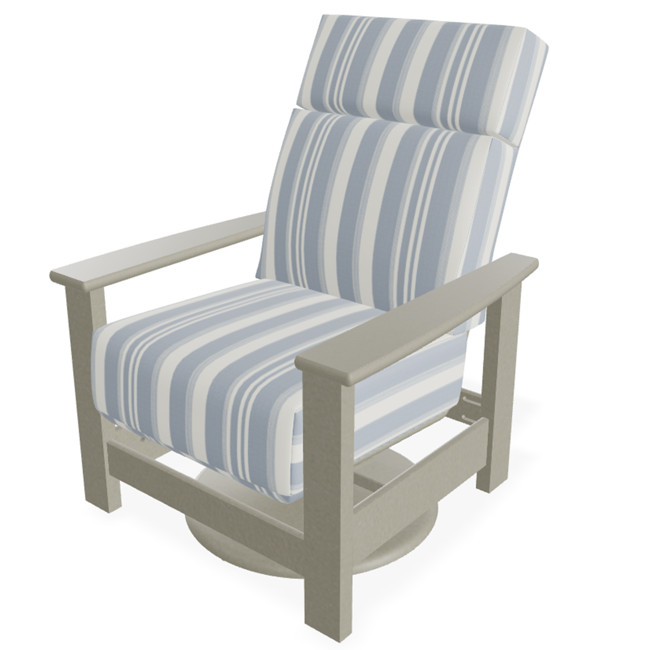 Telescope Leeward Supreme Swivel Hidden Rocker with MGP Arms – Plush Outdoor MGP Cushion Chair - HUGE Selection of Fabric Options