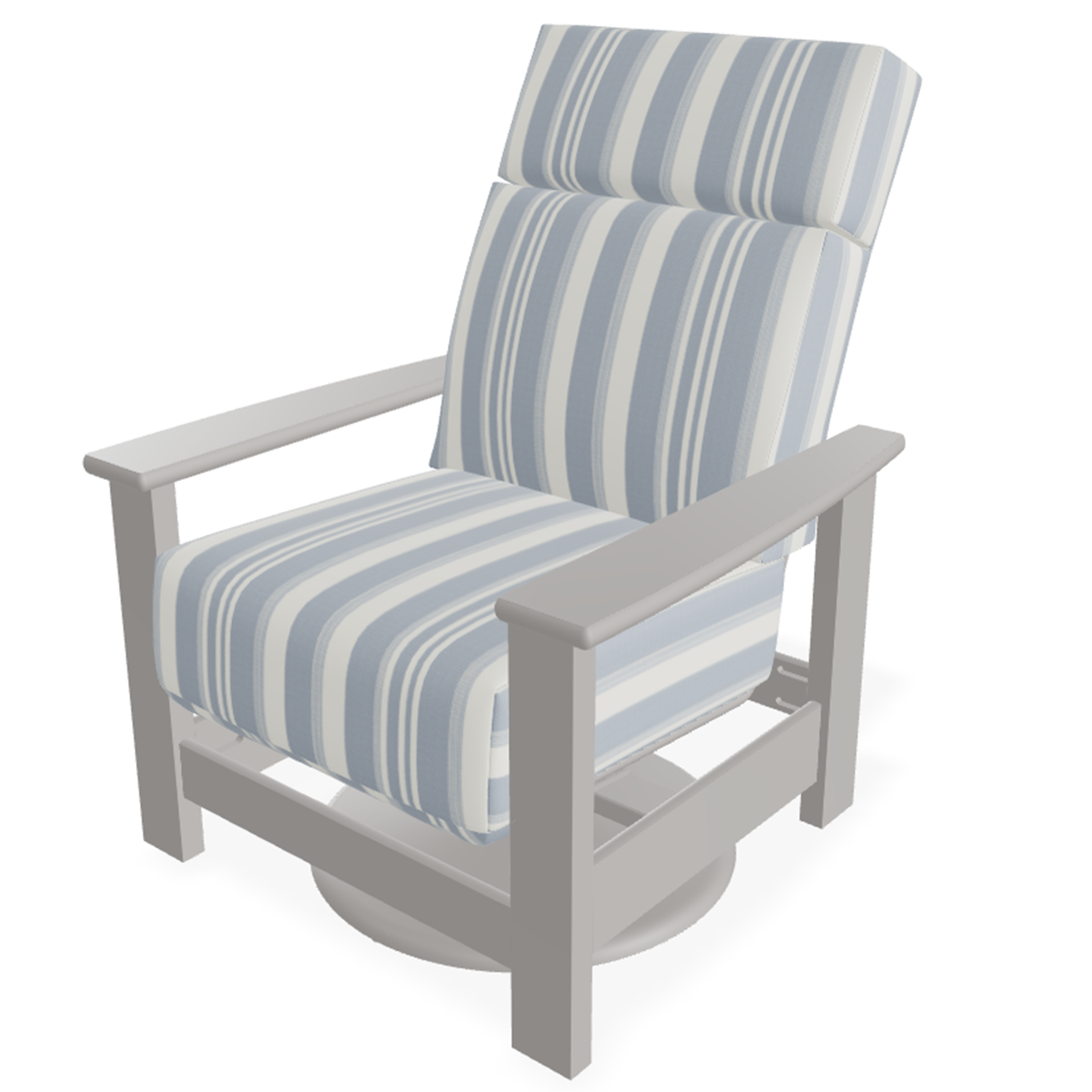 Telescope Leeward Supreme Swivel Hidden Rocker with MGP Arms – Plush Outdoor MGP Cushion Chair - HUGE Selection of Fabric Options
