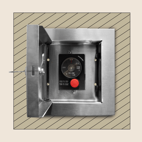 Firegear ESTOP LC Gas Timer Locking Cabinet (ESTOP-LC-KIT) — Firegear Outdoors at Living Outdoorsy