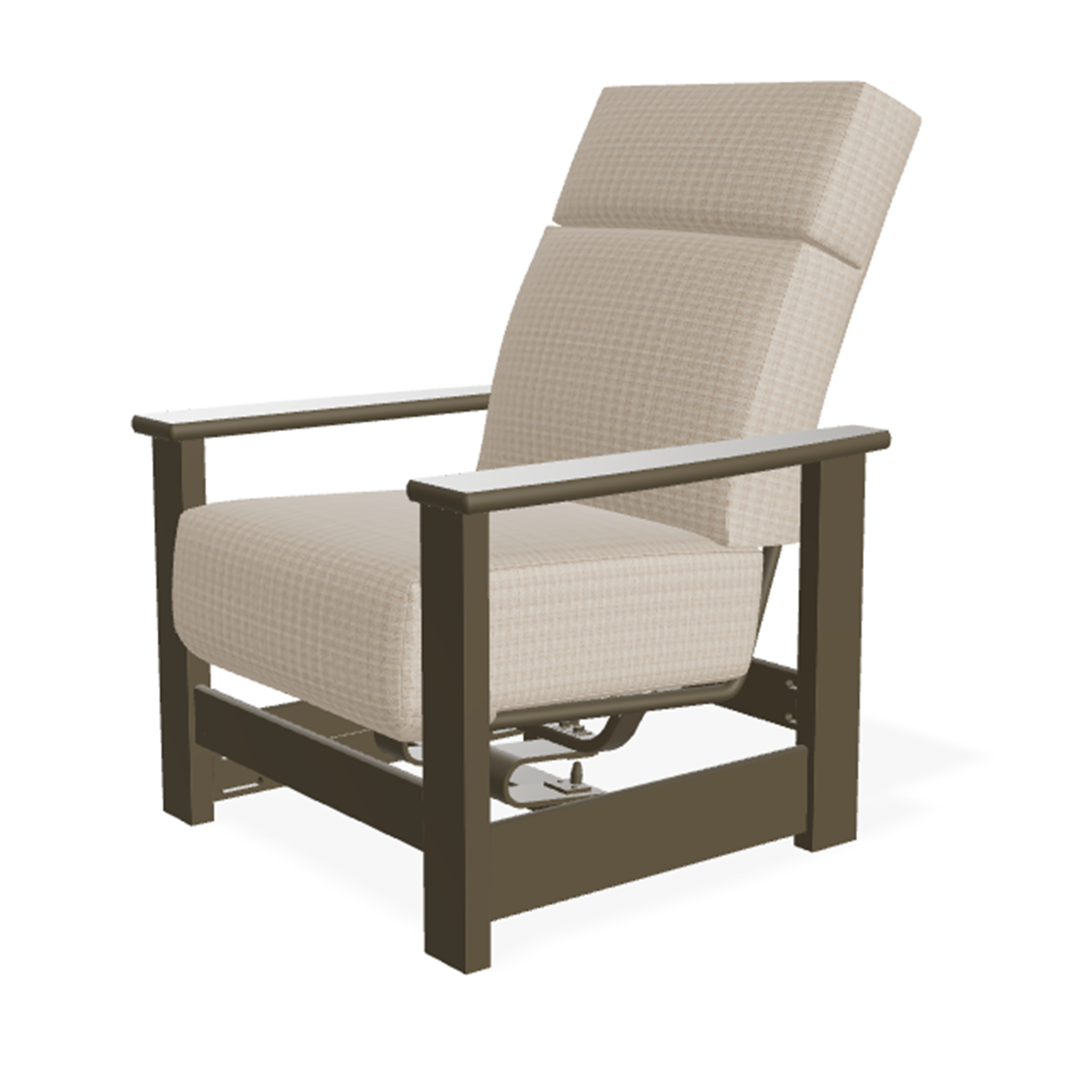 Leeward Supreme Hidden Motion Arm Chair w/ MGP Arms – High-Back Cushion Garden Chair - HUGE Selection of Fabric Options