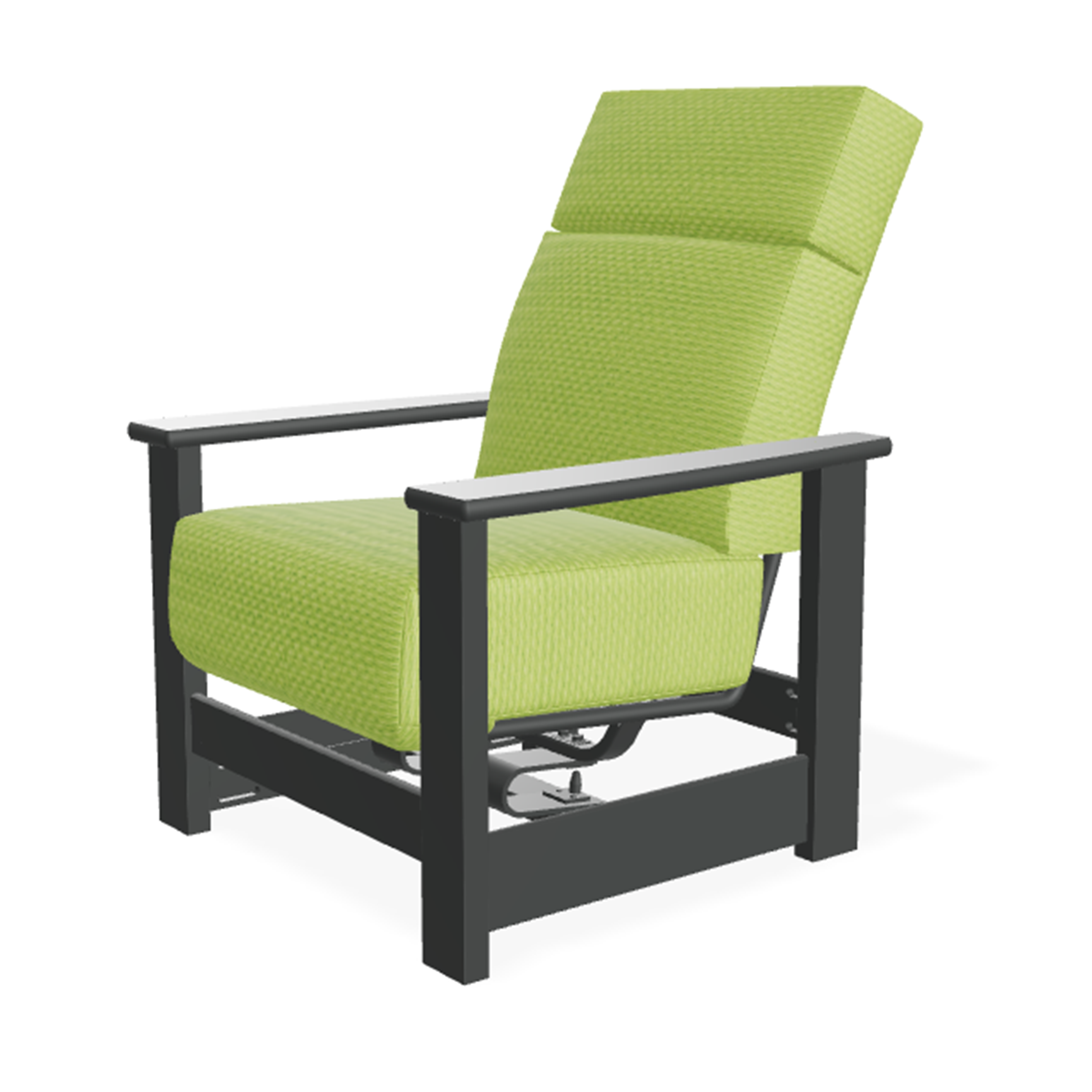 Leeward Supreme Hidden Motion Arm Chair w/ MGP Arms – High-Back Cushion Garden Chair - HUGE Selection of Fabric Options