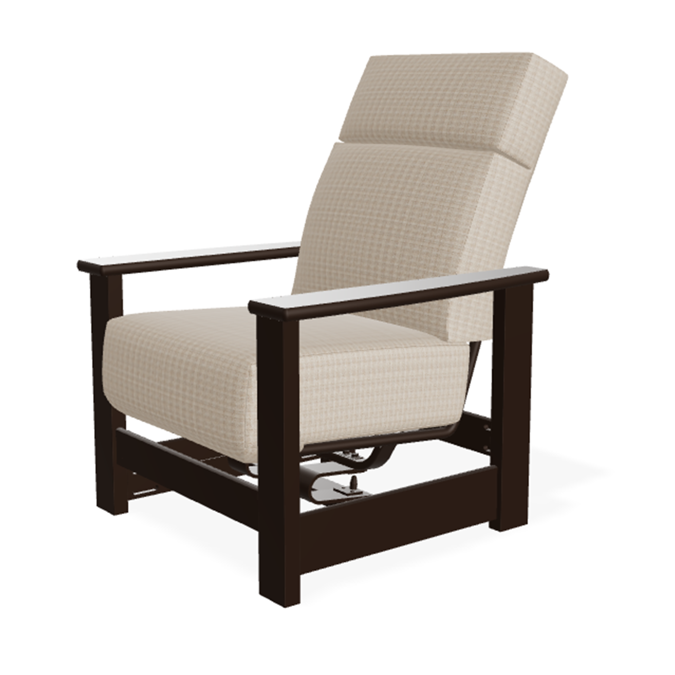 Leeward Supreme Hidden Motion Arm Chair w/ MGP Arms – High-Back Cushion Garden Chair - HUGE Selection of Fabric Options