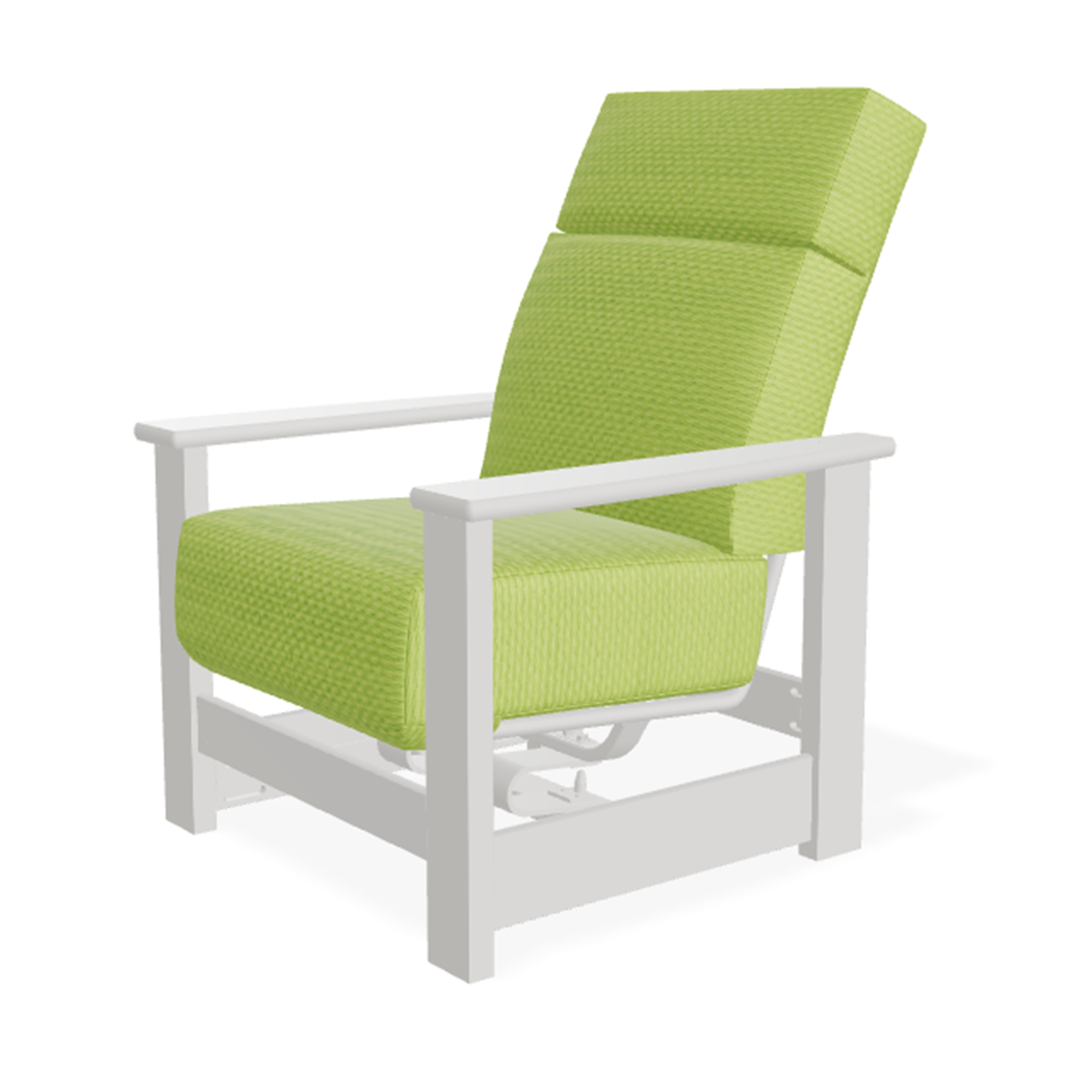 Leeward Supreme Hidden Motion Arm Chair w/ MGP Arms – High-Back Cushion Garden Chair - HUGE Selection of Fabric Options