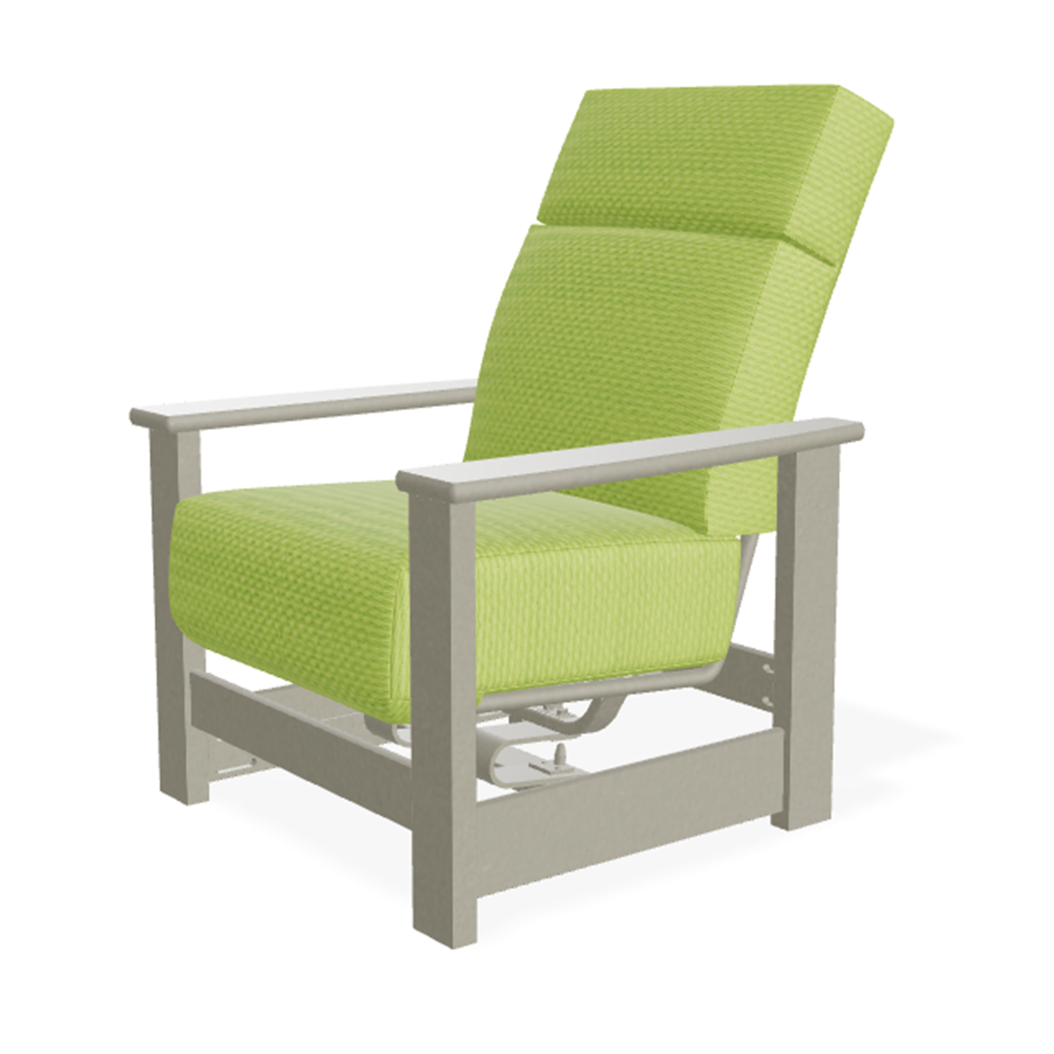 Leeward Supreme Hidden Motion Arm Chair w/ MGP Arms – High-Back Cushion Garden Chair - HUGE Selection of Fabric Options