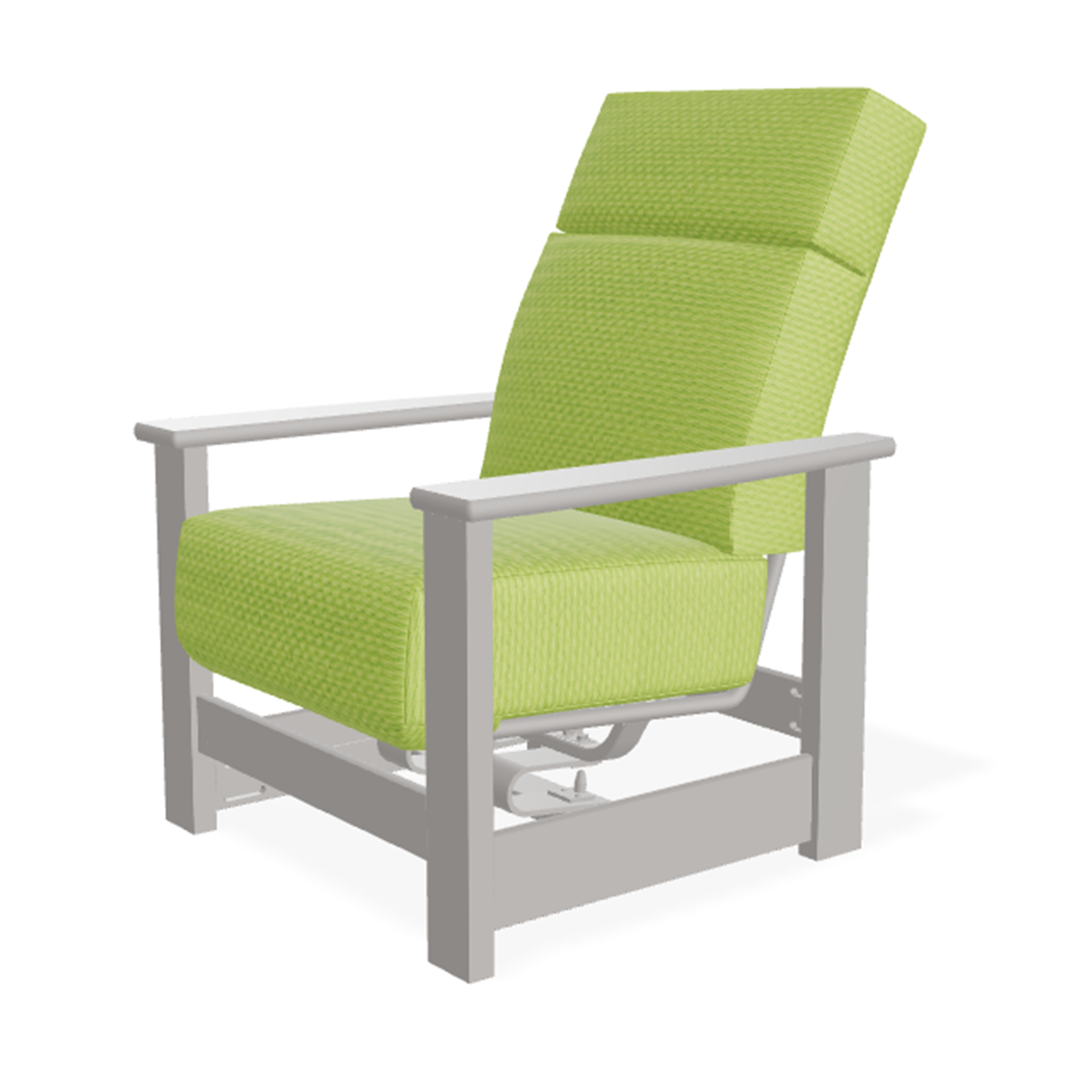 Leeward Supreme Hidden Motion Arm Chair w/ MGP Arms – High-Back Cushion Garden Chair - HUGE Selection of Fabric Options