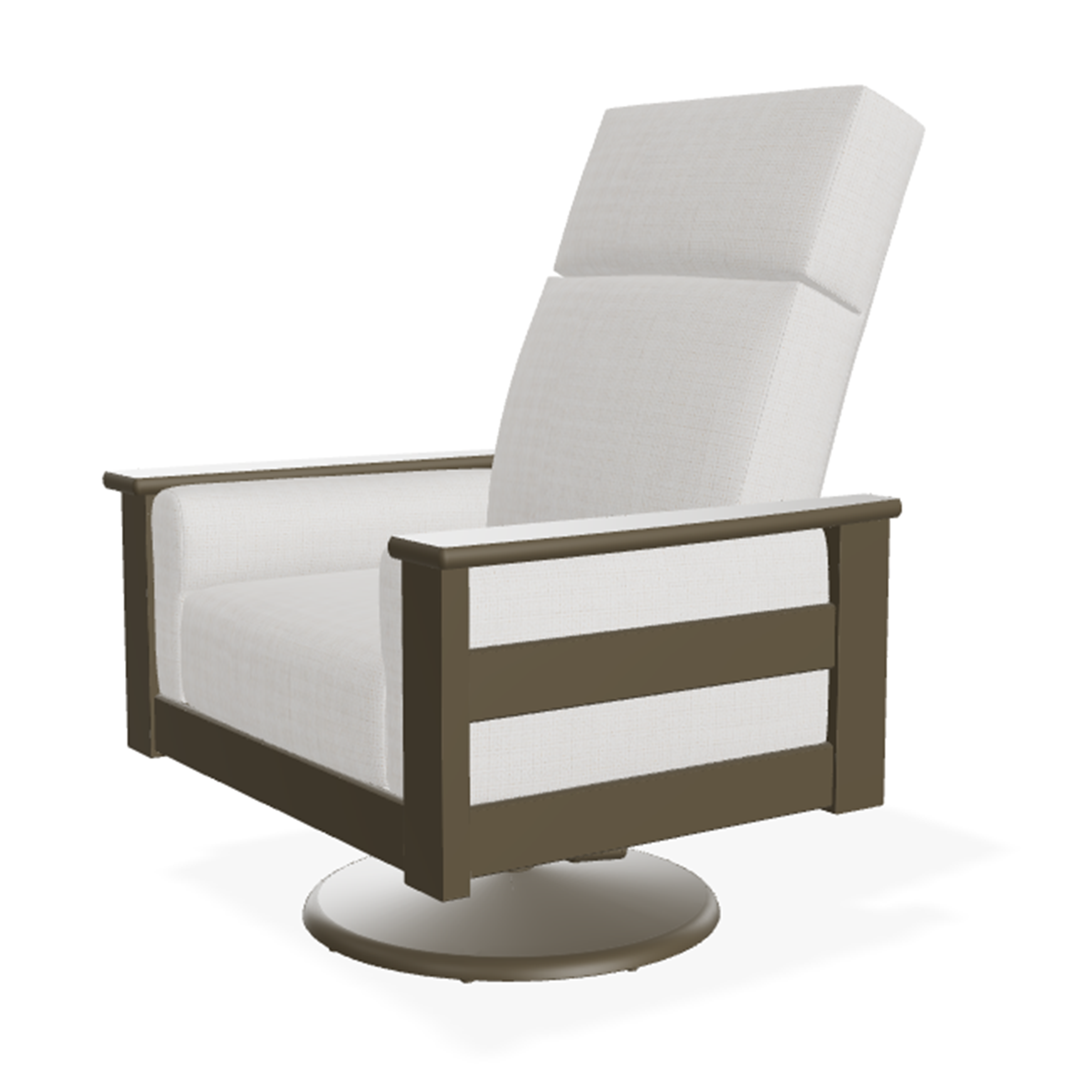 Telescope Leeward MGP Premier Swivel Rocker Chair with Arms – Plush Outdoor Cushion Seating - HUGE Selection of Fabric Options