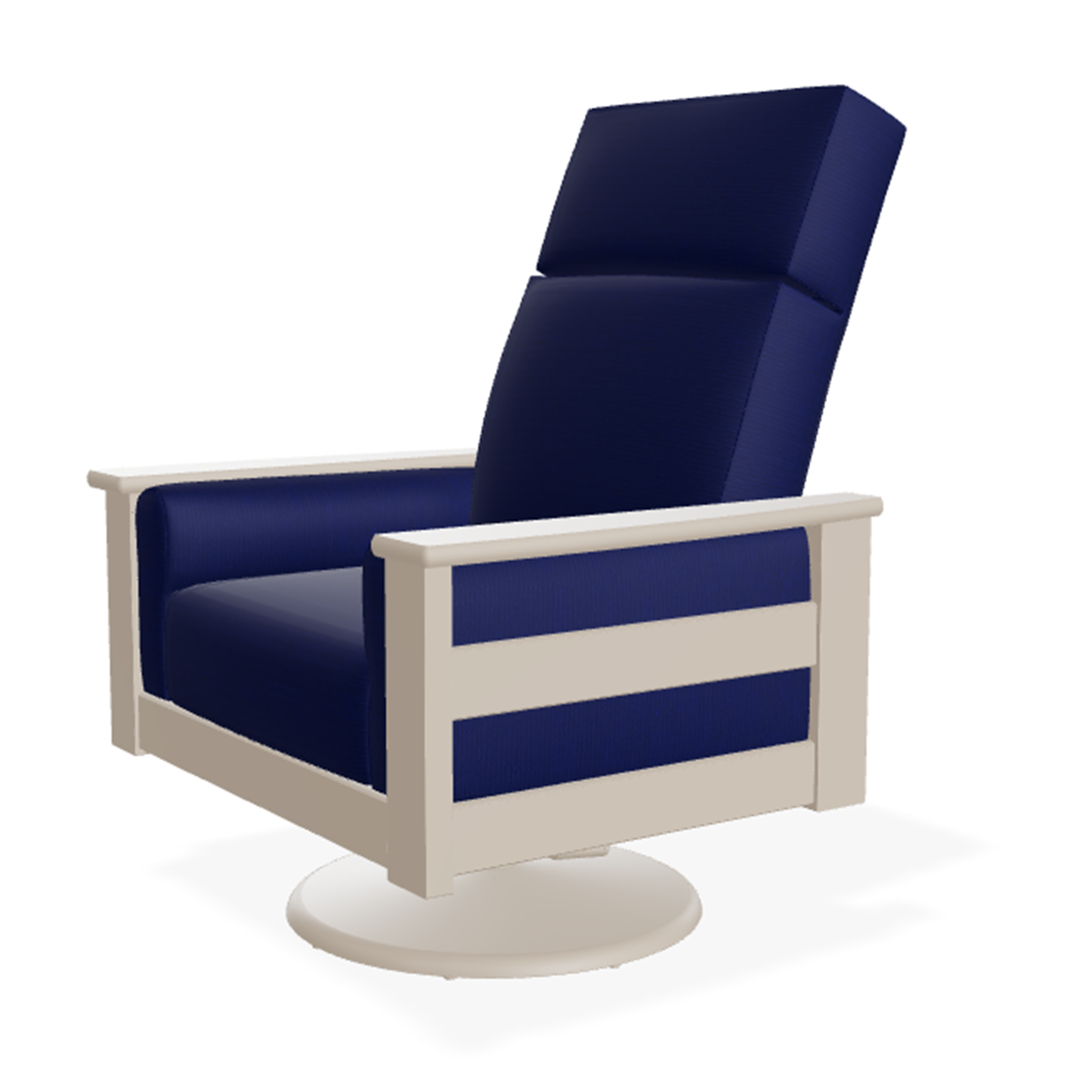 Telescope Leeward MGP Premier Swivel Rocker Chair with Arms – Plush Outdoor Cushion Seating - HUGE Selection of Fabric Options
