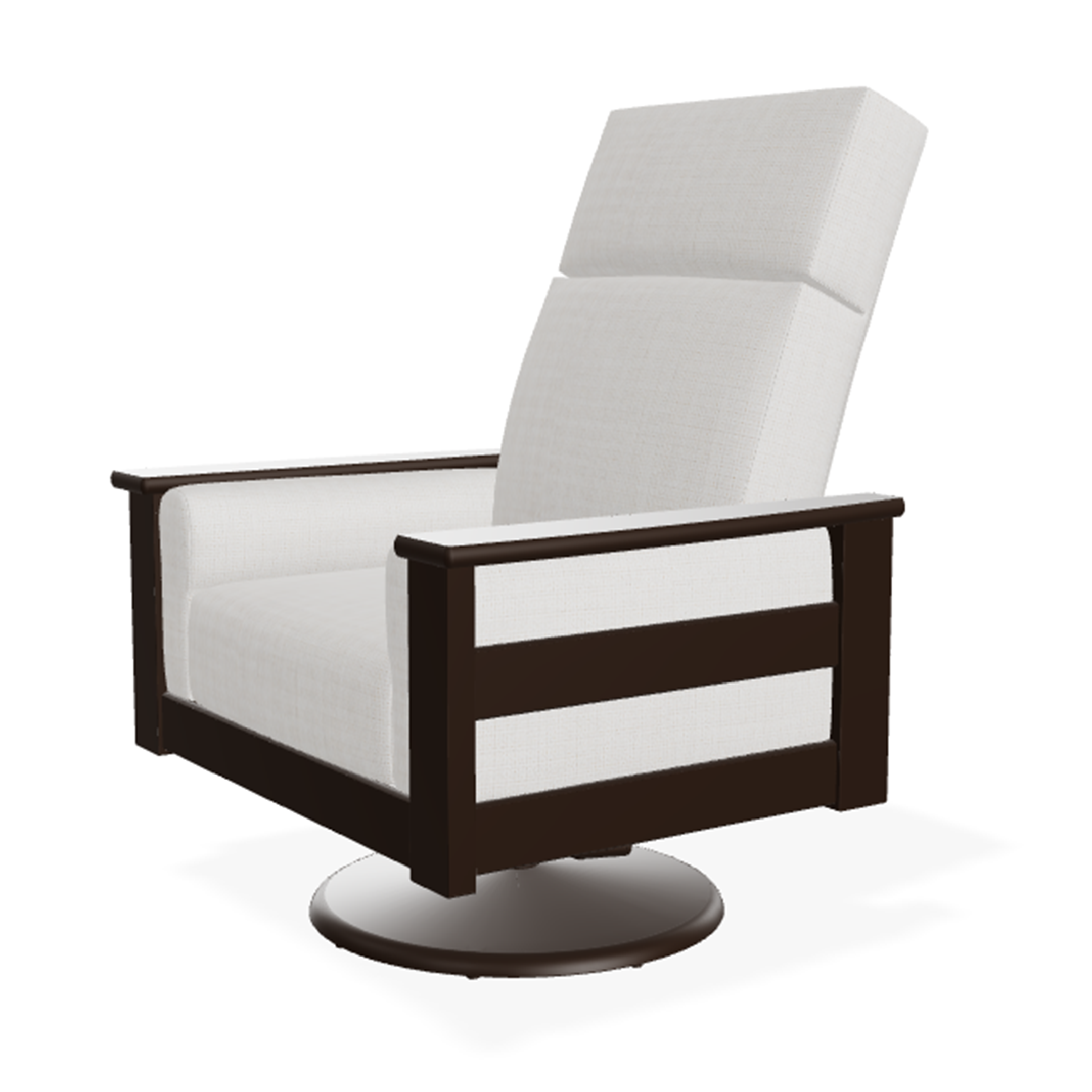 Telescope Leeward MGP Premier Swivel Rocker Chair with Arms – Plush Outdoor Cushion Seating - HUGE Selection of Fabric Options