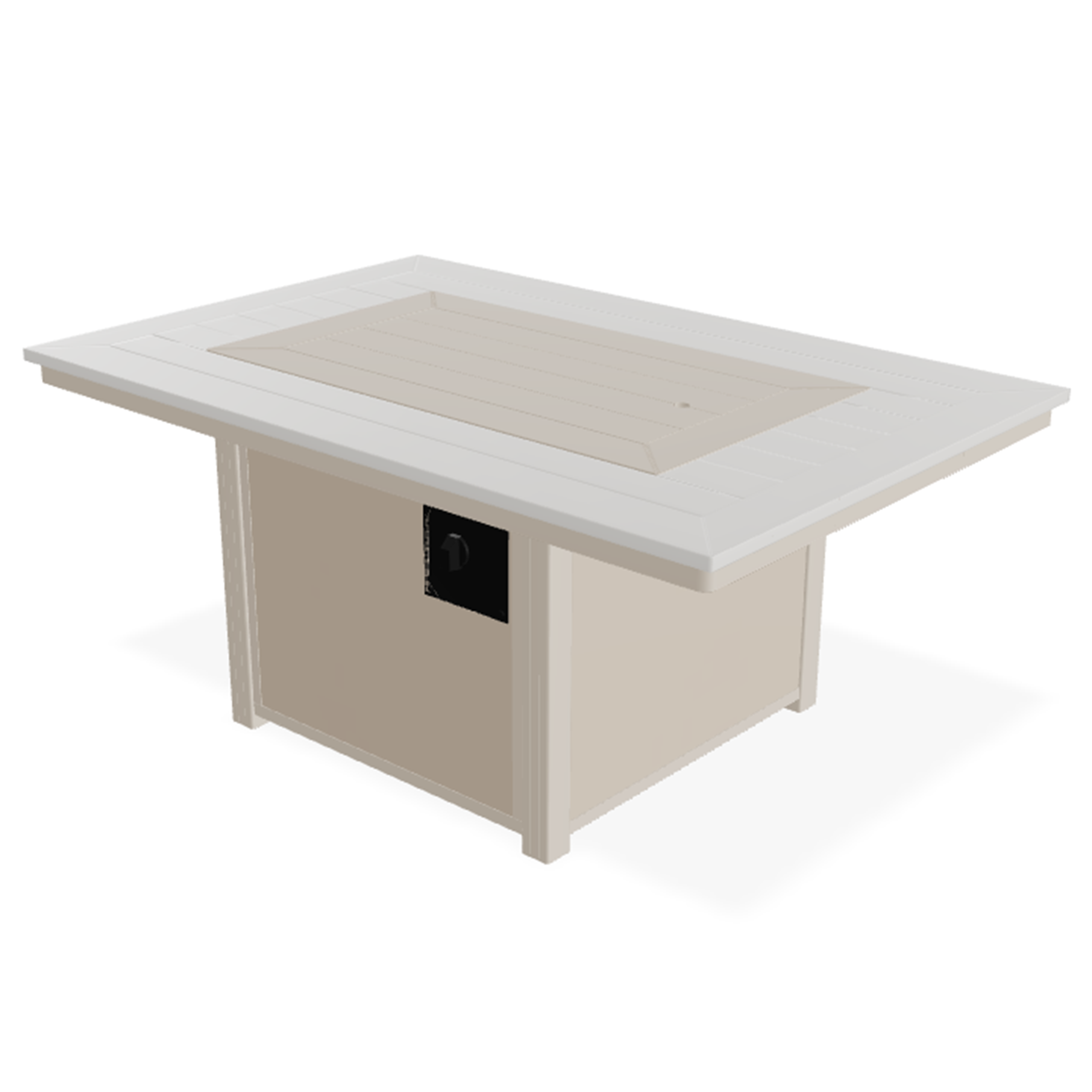 Telescope Casual 36″ x 54″ Rectangular MGP Top Fire Table – All-Weather Marine-Grade Polymer Outdoor Fire Table