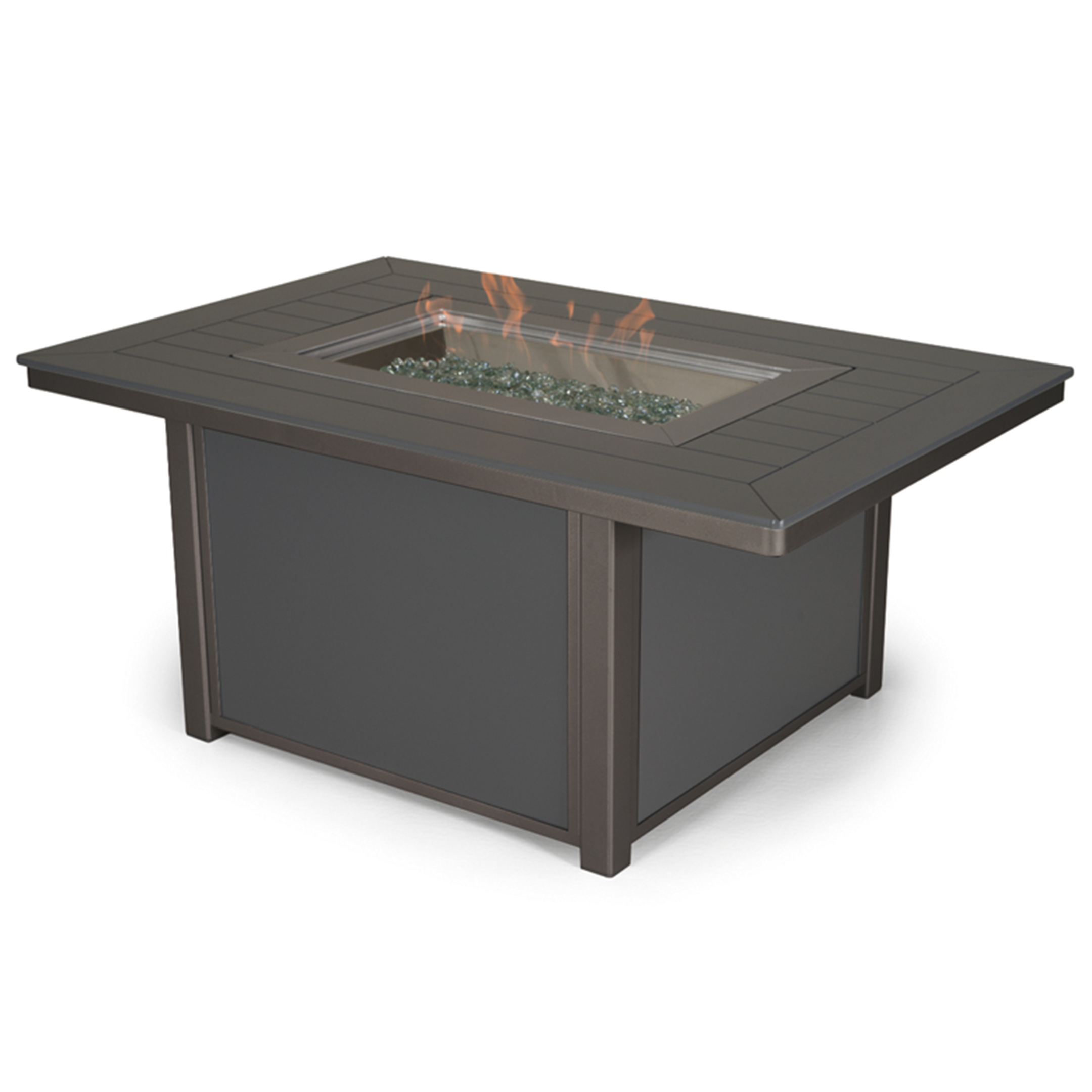 Telescope Casual 36″ x 54″ Rectangular MGP Top Fire Table – All-Weather Marine-Grade Polymer Outdoor Fire Table