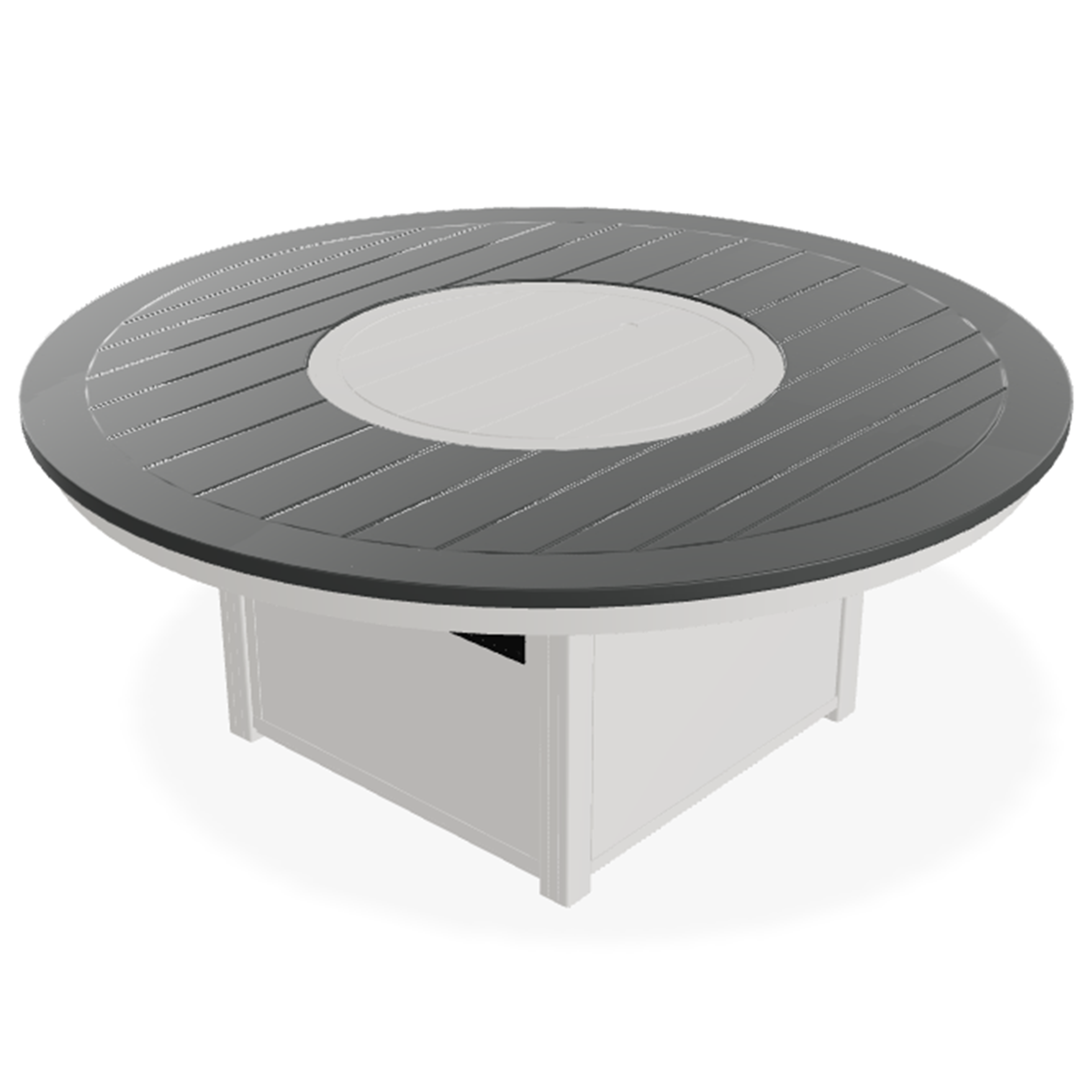 Telescope Casual 54″ Round MGP Top Fire Table – Large Marine-Grade Polymer Outdoor Fire Table