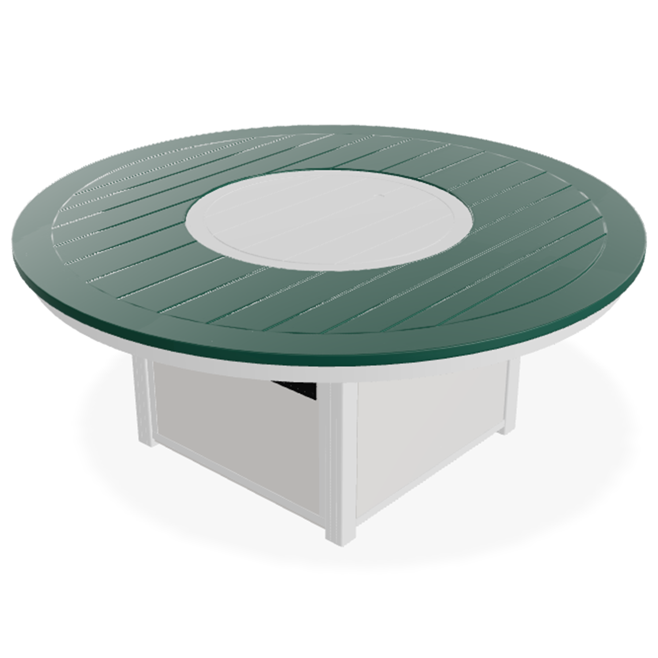 Telescope Casual 54″ Round MGP Top Fire Table – Large Marine-Grade Polymer Outdoor Fire Table