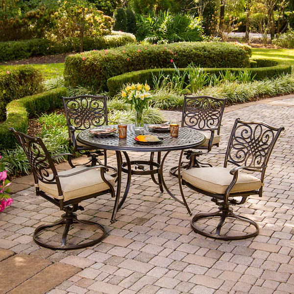 Wrought Iron vs. Aluminum Patio Furniture: Weight, Cost and Durability