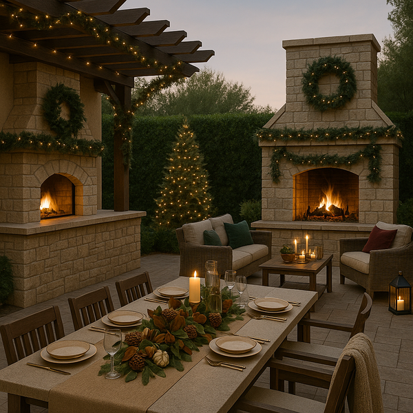 Is It Too Early to Decorate for Christmas? | Luxury Outdoor Living Ideas for Thanksgiving & the Holidays
