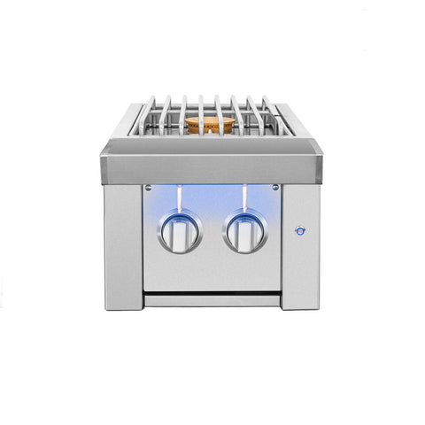 American Made Grills Estate Double Side Burner — outdoor living product at Living Outdoorsy