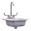 Summerset Grills 15" Drop-in Sink & Hot/Cold Faucet (SNK-15D) thumbnail