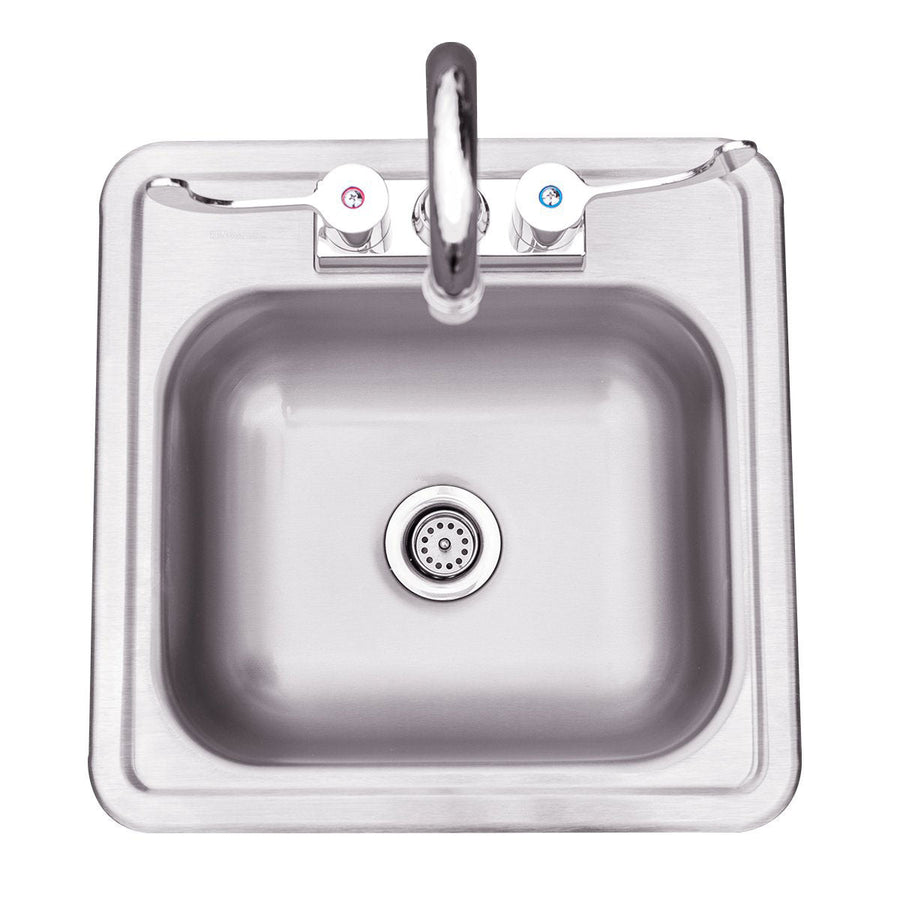 Summerset Grills 15" Drop-in Sink & Hot/Cold Faucet (SNK-15D)