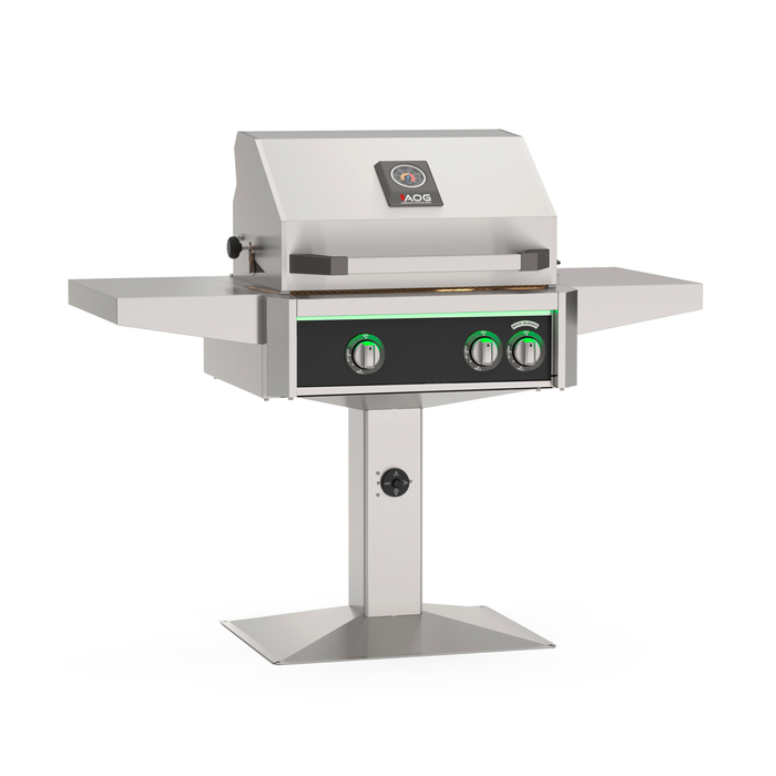 American Outdoor Grill 24" L-Series Patio Post Gas Grill with Lights
