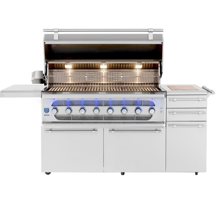 American Made Grills 54" Freestanding Muscle Hybrid Grill