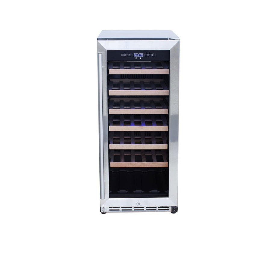 Summerset Grills 15" 3.2c Outdoor Rated Single Zone Wine Cooler (RFR-15W)