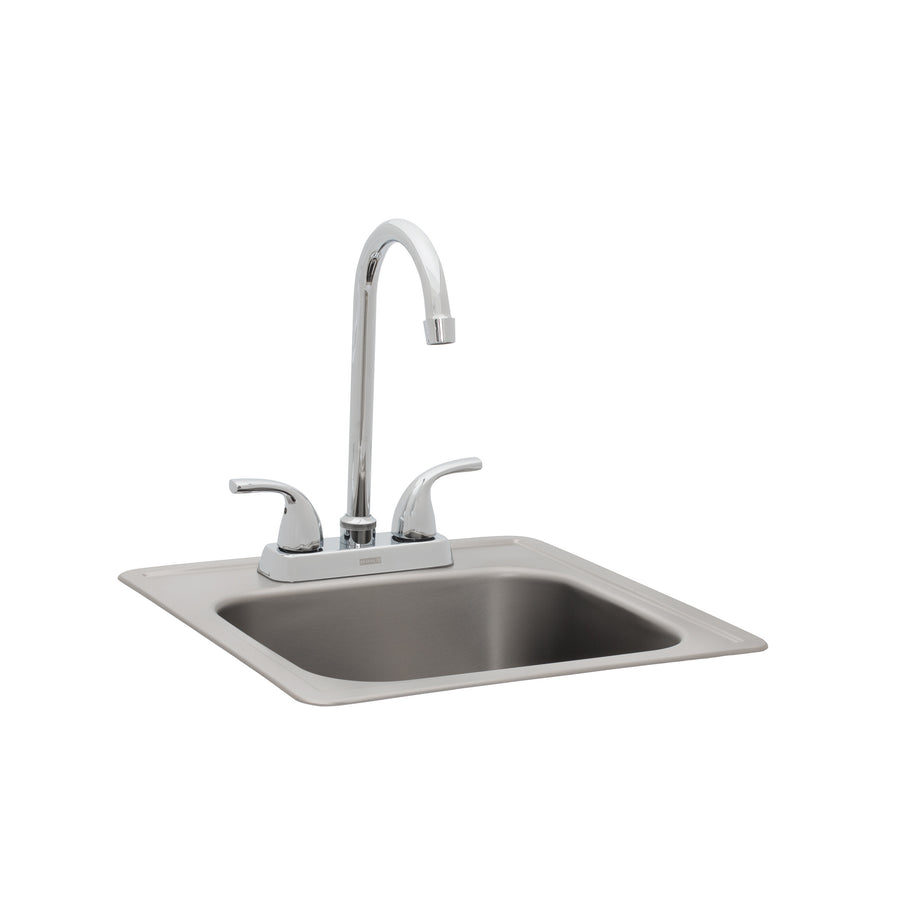 Bull 15 SS Sink & Faucet Kit | SKU 12516