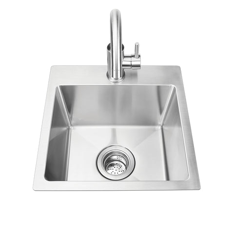 Bull 18 SS Sink & Faucet Kit | SKU 12515 — outdoor living product at Living Outdoorsy