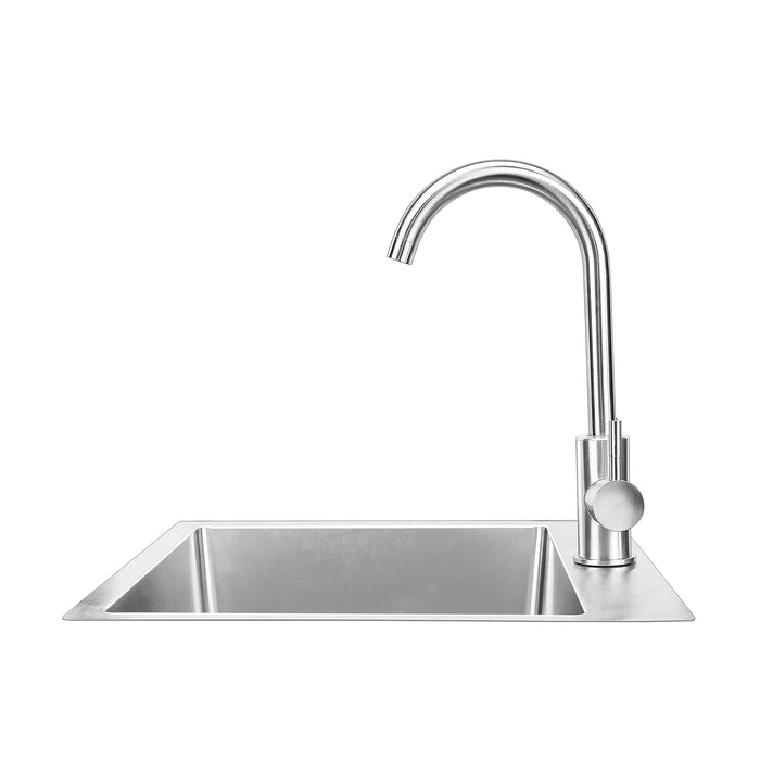Bull 24 SS Sink & Faucet Kit | SKU 12530
