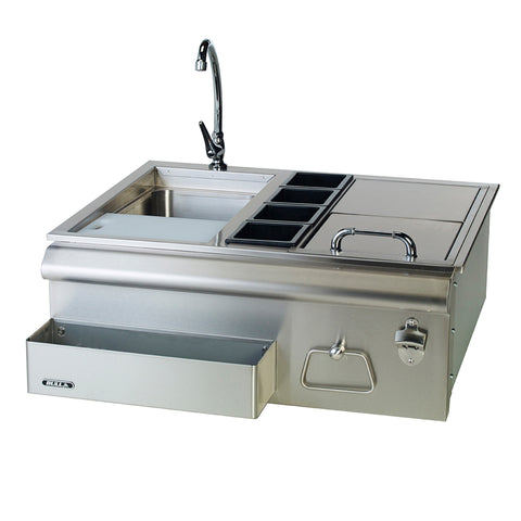 Bull SS 30 Bar Center w/Sink | SKU 97623 — outdoor living product at Living Outdoorsy