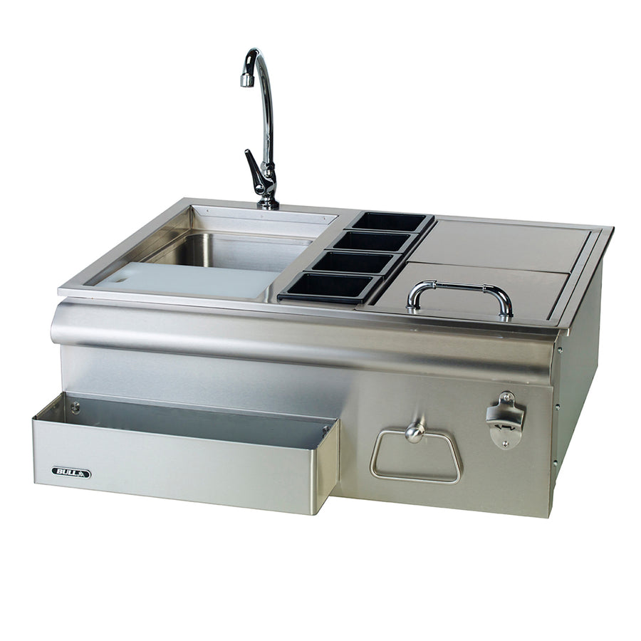 Bull SS 30 Bar Center w/Sink | SKU 97623