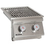 Living Outdoorsy 8' Complete Outdoor Kitchen Island - Bull Outlaw 30" Grill Package | White Stucco & Black Granite Countertop thumbnail