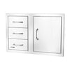 Bull 30 3 Drawer Door Combo w/Reveal | SKU 25900 thumbnail