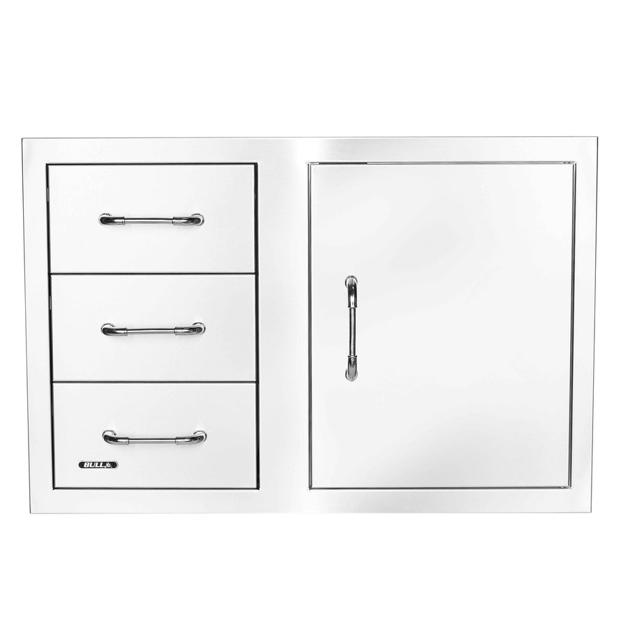 Bull 30 3 Drawer Door Combo w/Reveal | SKU 25900