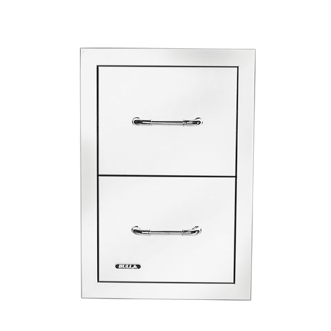 Bull SS Double Drawer w/Reveal | SKU 56990 — outdoor living product at Living Outdoorsy