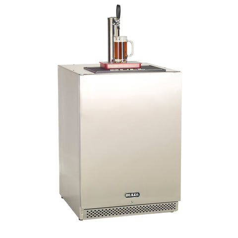 Bull Kegerator with Single Tap Refrigerator | SKU 17900 — outdoor living product at Living Outdoorsy