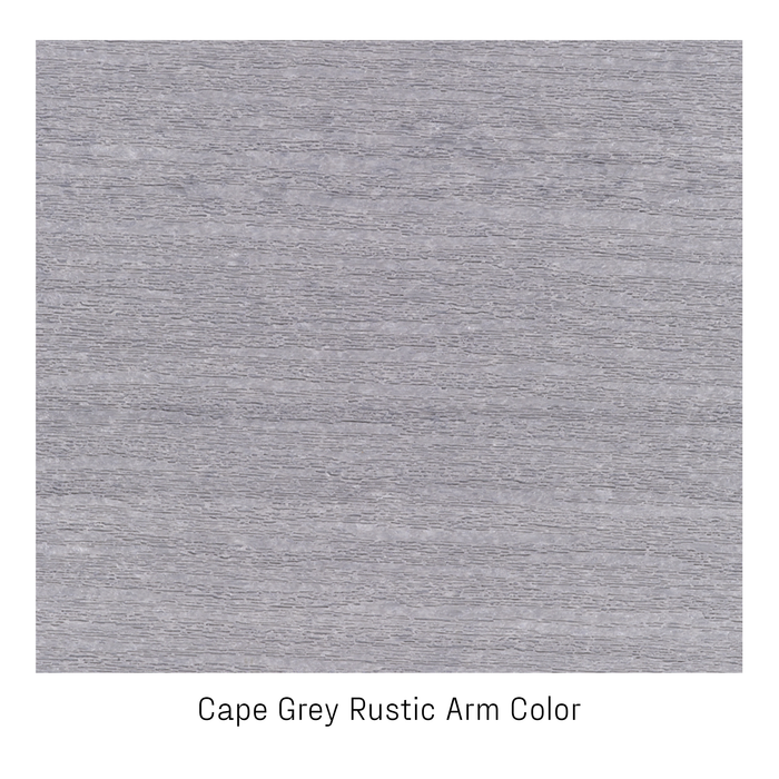 Telescope Casual Leeward Supreme Cushion Hidden Motion Loveseat with RG0 Cape Grey Rustic Polymer Arms