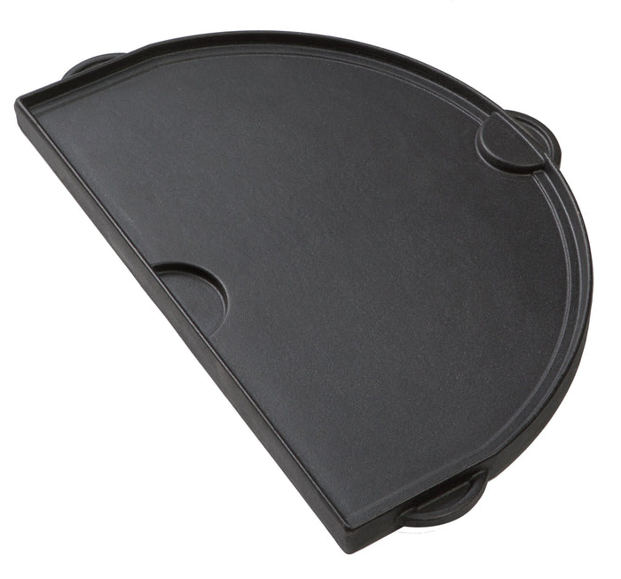 Primo Half-Moon Cast Iron Griddle (Smooth & Grooved) – Fits XL, Large & Junior Ovals