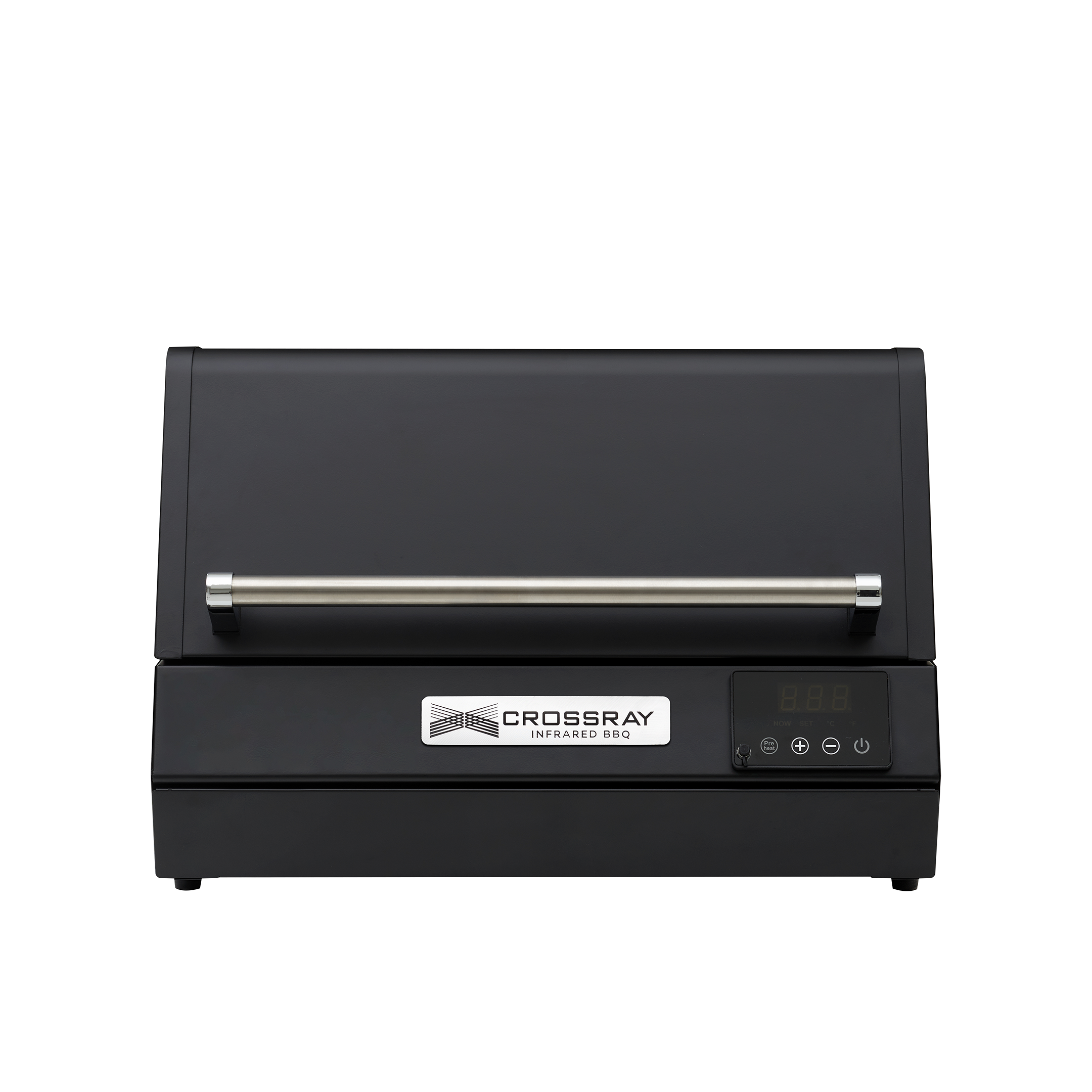 Crossray Crossray Extreme Infrared Electric Barbecue, 240V, 2200W Capacity, Black Powder Coated 430SS
