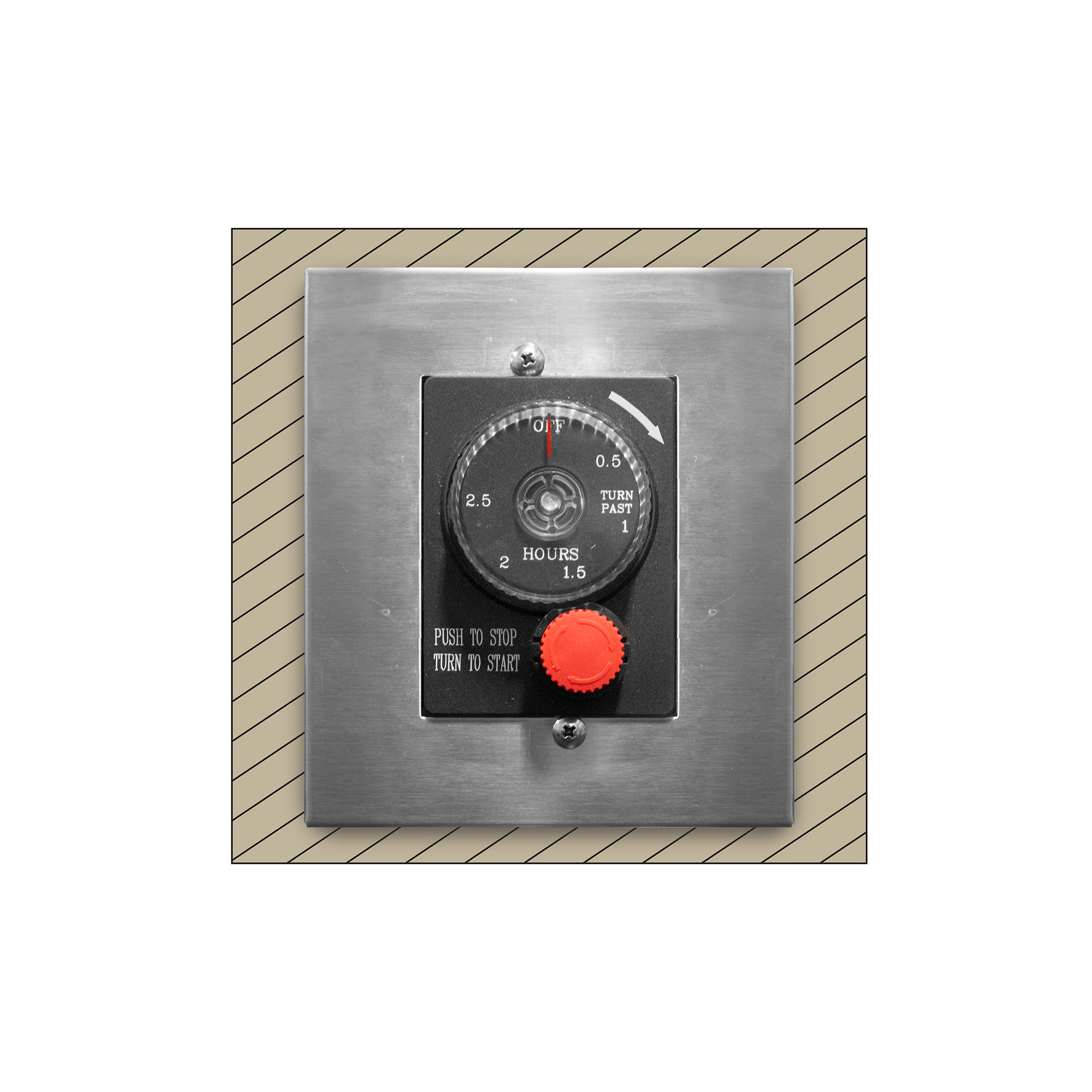 Firegear Outdoors ESTOP RM Gas Timer Surface Mount Enclosure (ESTOP-RM-KIT)