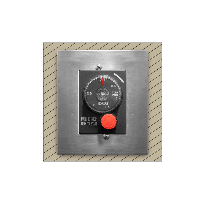 Firegear Gas Timer Surface Mount Enclosure (ESTOP-RM-KIT)