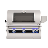 Fire Magic Echelon Diamond E660i Built-In Grill – 660 sq in Cooking Surface, 75,000 BTU Cast Stainless Burners, Analog Thermometer & 304 Stainless Steel