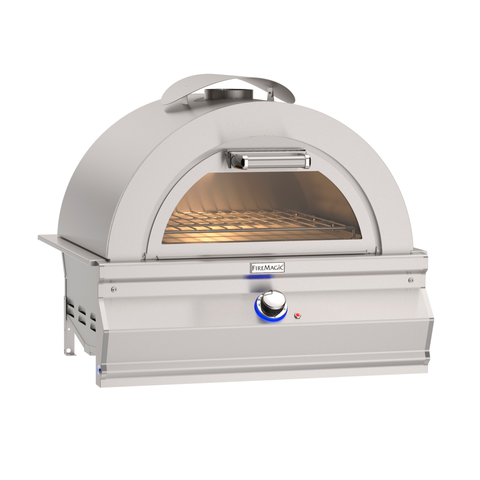 Fire Magic Aurora Built-In Pizza Oven 4600 – 18″ × 18″ Cordierite Stone, 36,000 BTU Stainless Steel Outdoor Oven — outdoor living product at Living Outdoorsy
