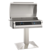FireMagic EL500s Post Mount Electric Grill – 304 Stainless Steel, Dual Heating Elements, Digital Controls, 240V Freestanding Design thumbnail