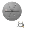 Firegear 44" Round Flat Disc Gas Match Throw Ignition Fire Pit FPB-44DBS36MT thumbnail