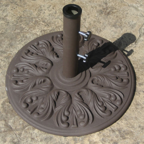 Galtech 040ED - 40 lb Cast Iron Base — outdoor living product at Living Outdoorsy