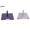 Galtech 095SQ - 95 lb Square Steel Base with Wheels thumbnail
